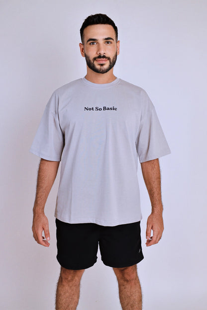 Not So Basic Heavy Weight Oversize  T-Shirt